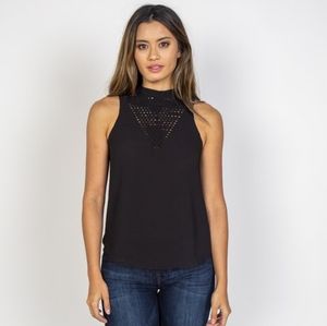 Criss-Cross chiffon top